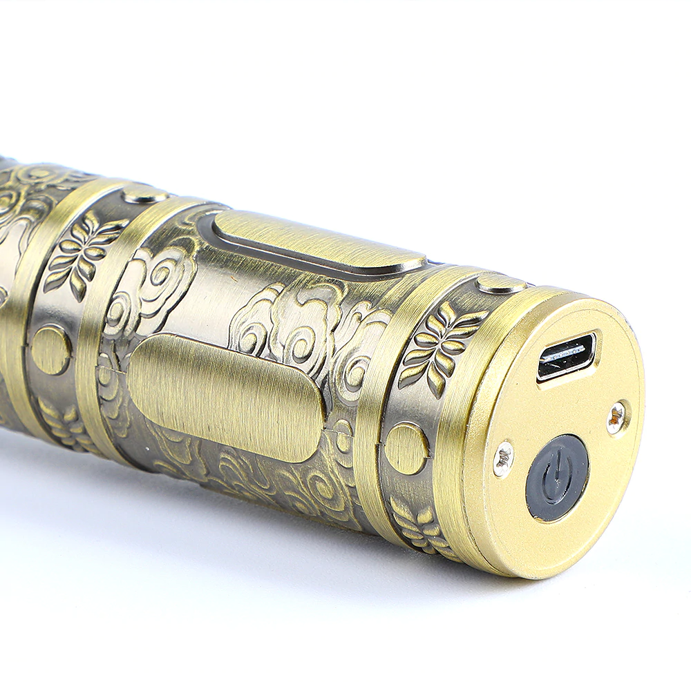 Máquina de Cortar Cabello Retro USB – Edición Dorada