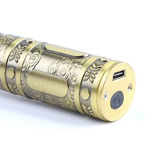 Máquina de Cortar Cabello Retro USB – Edición Dorada